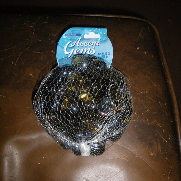 Glass Gems Dome Vase Filler Decorative Beads Marble Pebbles Stones Craft Decor - Picture 1 of 1